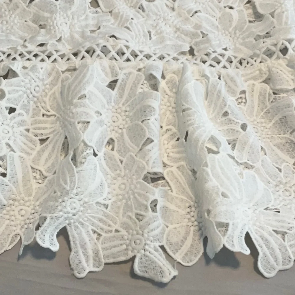 NY Collection Elegant White Lace Evening Gown size S - Picture 12 of 12